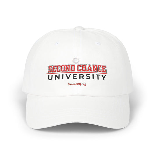 Second Chance University Cap - White