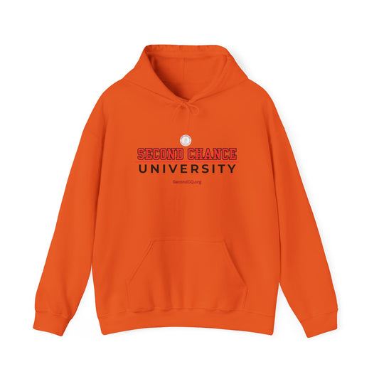 Second Chance University Unisex Hoodies - w/ Black Lettering