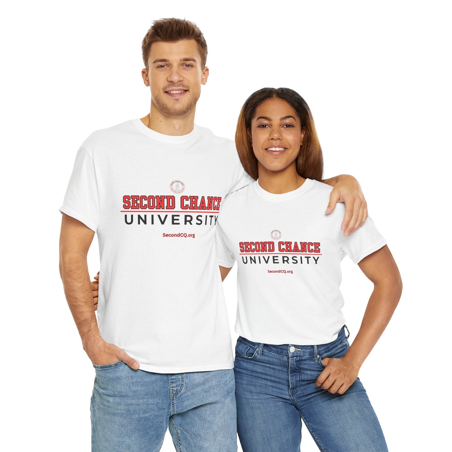 Second Chance University Unisex Tee - White