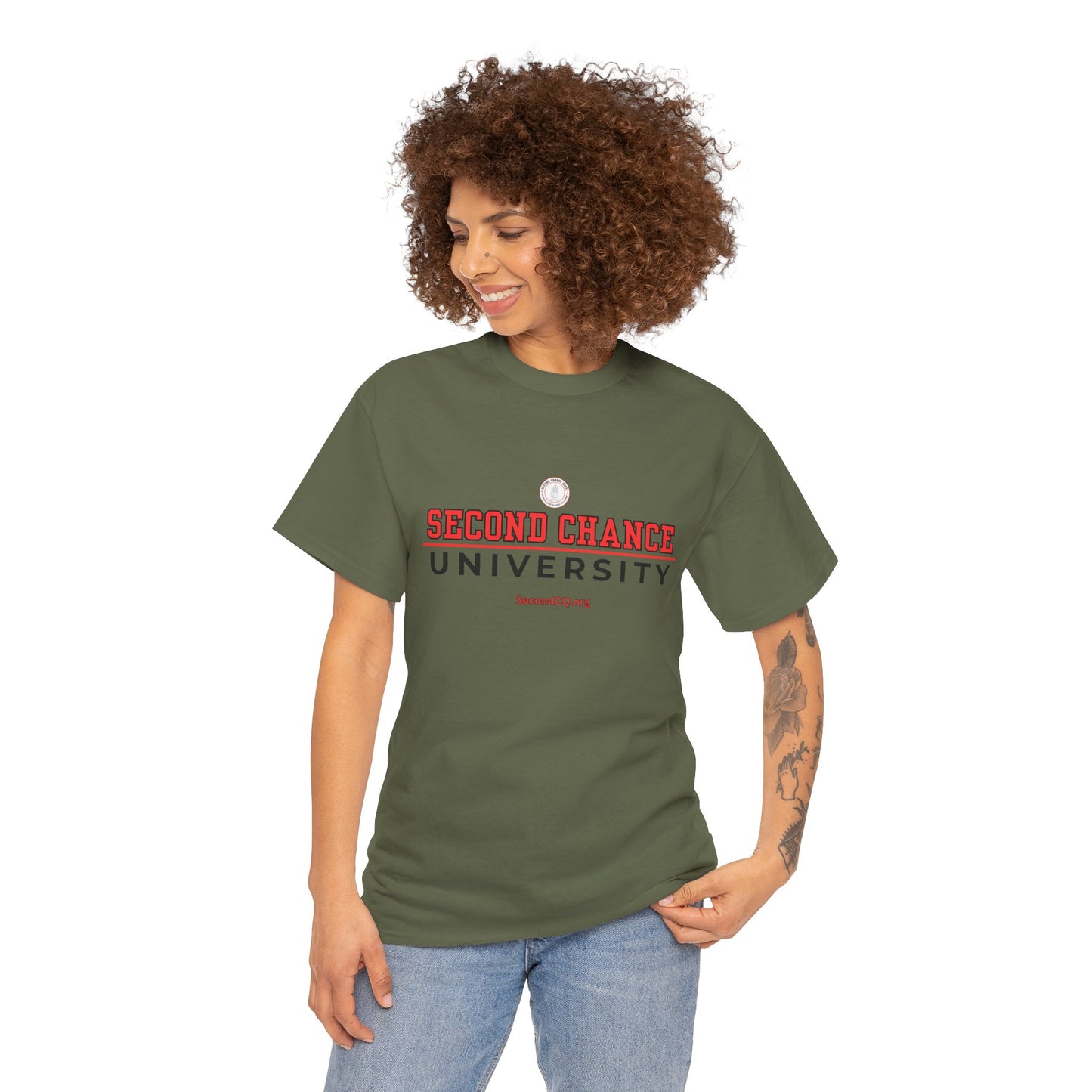 Second Chance University Unisex Tee - Dark Letters