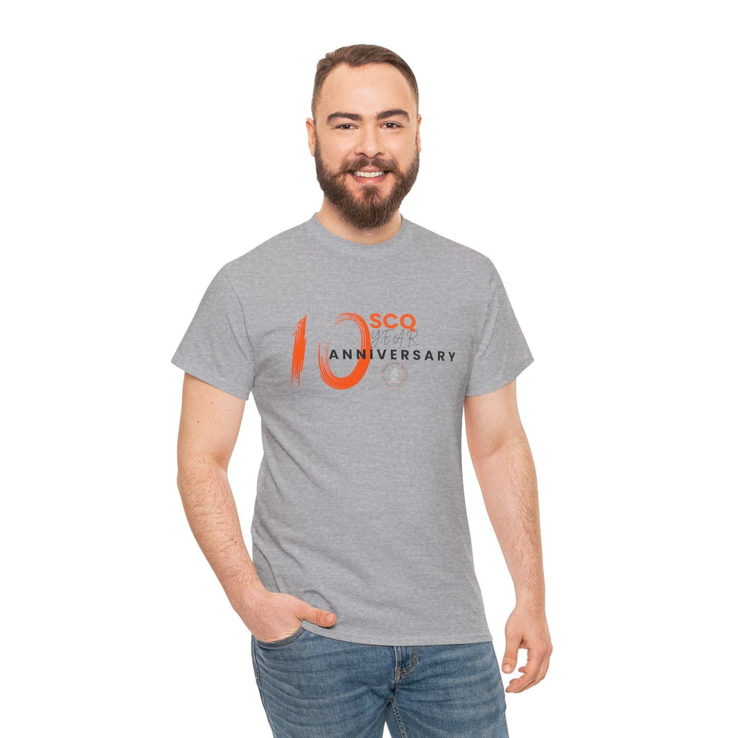 SCQ 10th Year Anniversary Unisex Tee - Dark Letters