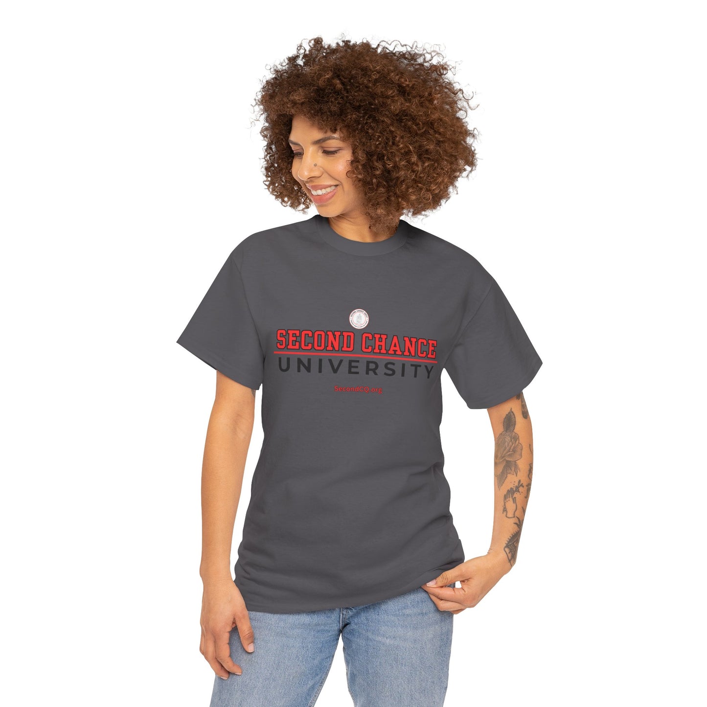 Second Chance University Unisex Tee - Dark Letters