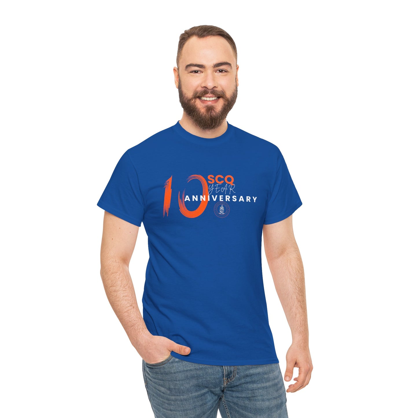 SCQ 10th Year Anniversary Unisex Tee - light text