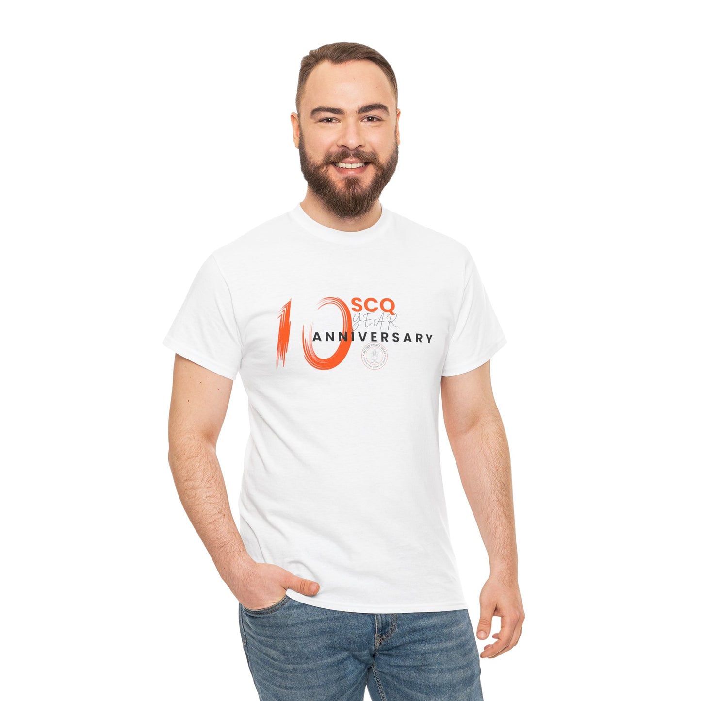 SCQ 10th Year Anniversary Unisex Tee - Dark Letters