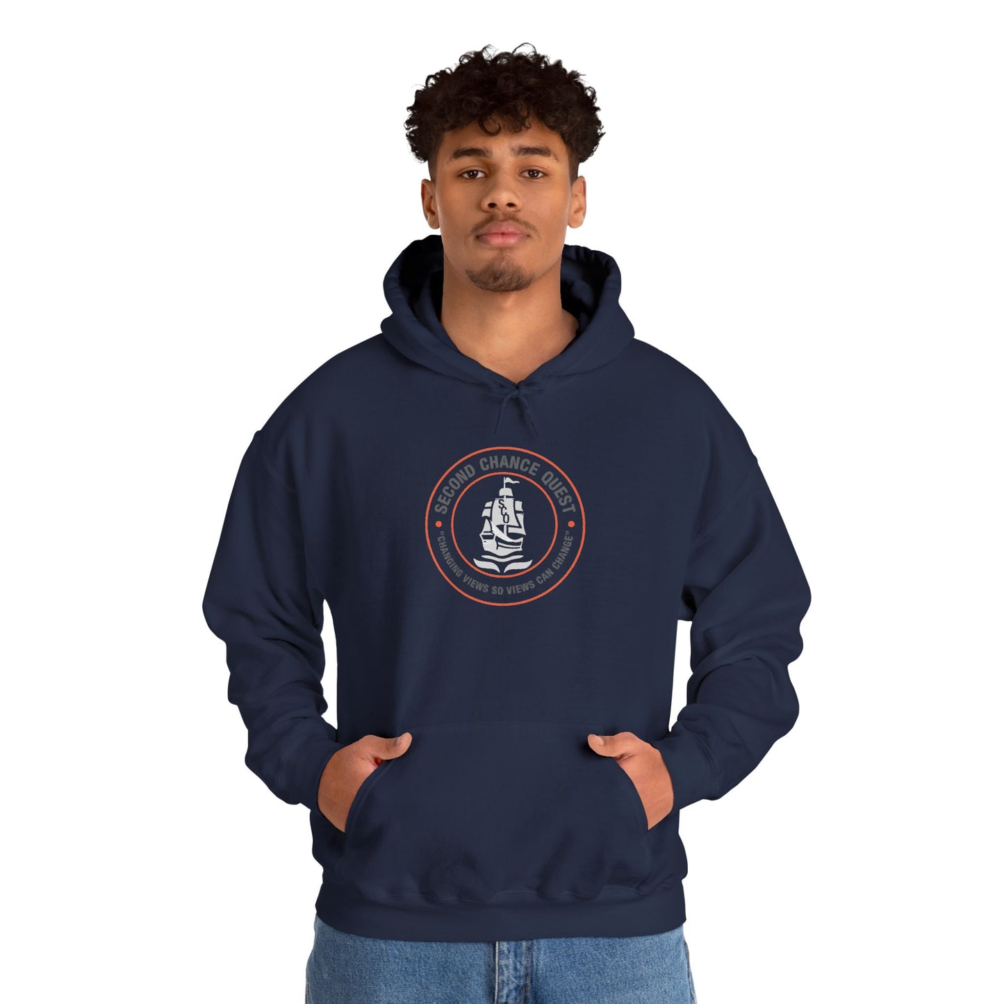 Second Chance Quest Logo Unisex Hooded Sweatshirt