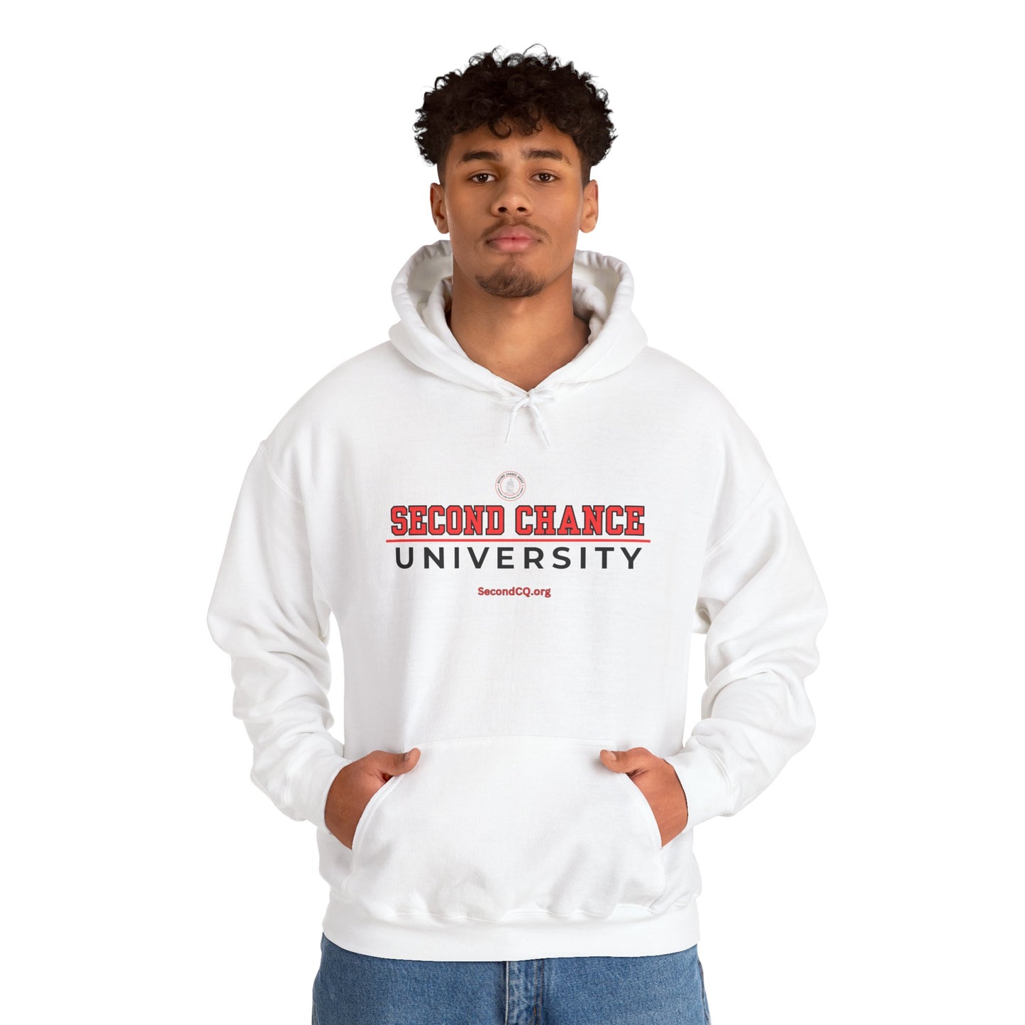 Second Chance University Unisex Hoodies - w/ Black Lettering