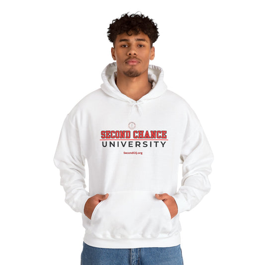 Second Chance University Unisex Hoodies - w/ Black Lettering