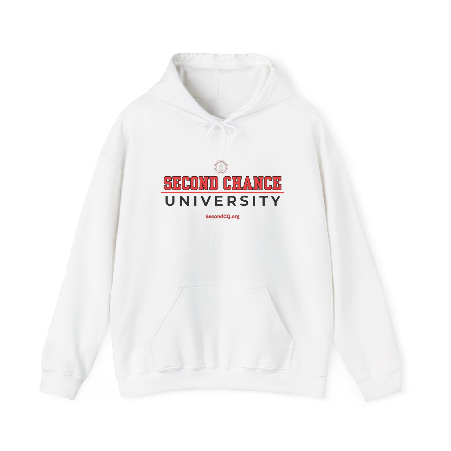 Second Chance University Unisex Hoodies - w/ Black Lettering