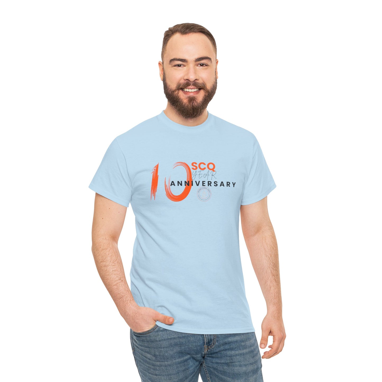 SCQ 10th Year Anniversary Unisex Tee - Dark Letters