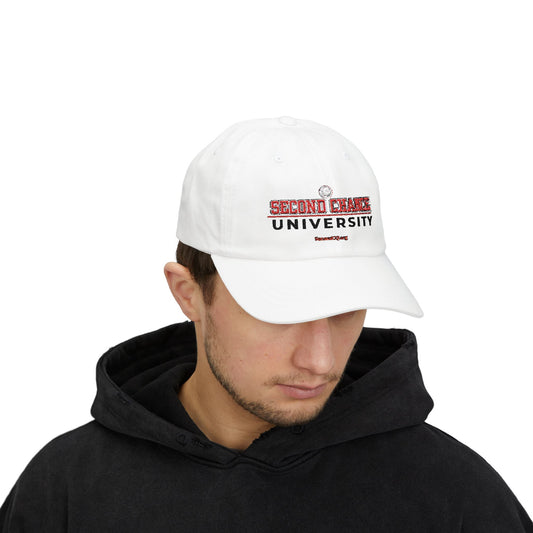 Second Chance University Cap - White