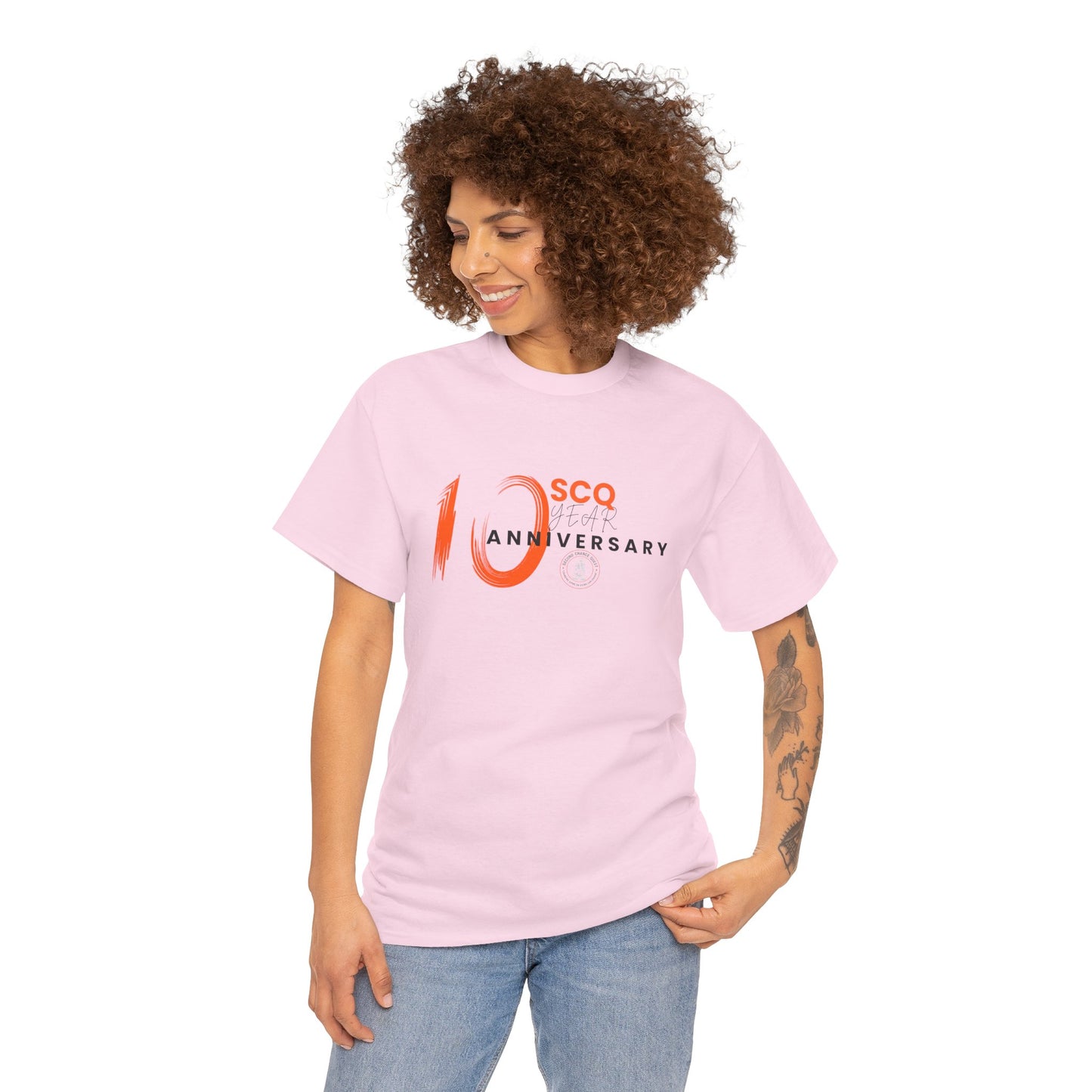 SCQ 10th Year Anniversary Unisex Tee - Dark Letters