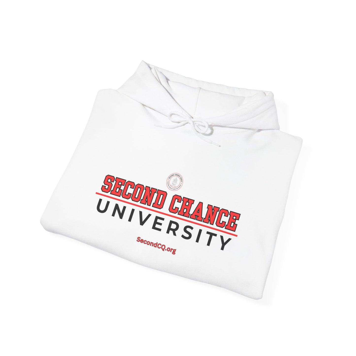 Second Chance University Unisex Hoodies - w/ Black Lettering