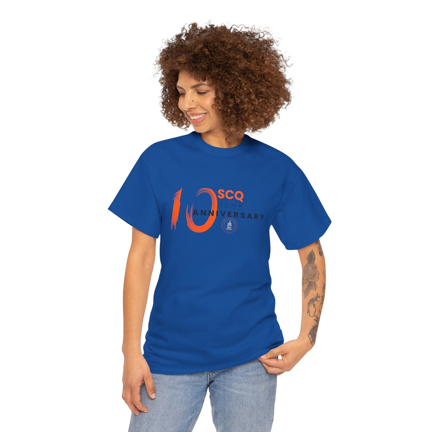 SCQ 10th Year Anniversary Unisex Tee - Dark Letters
