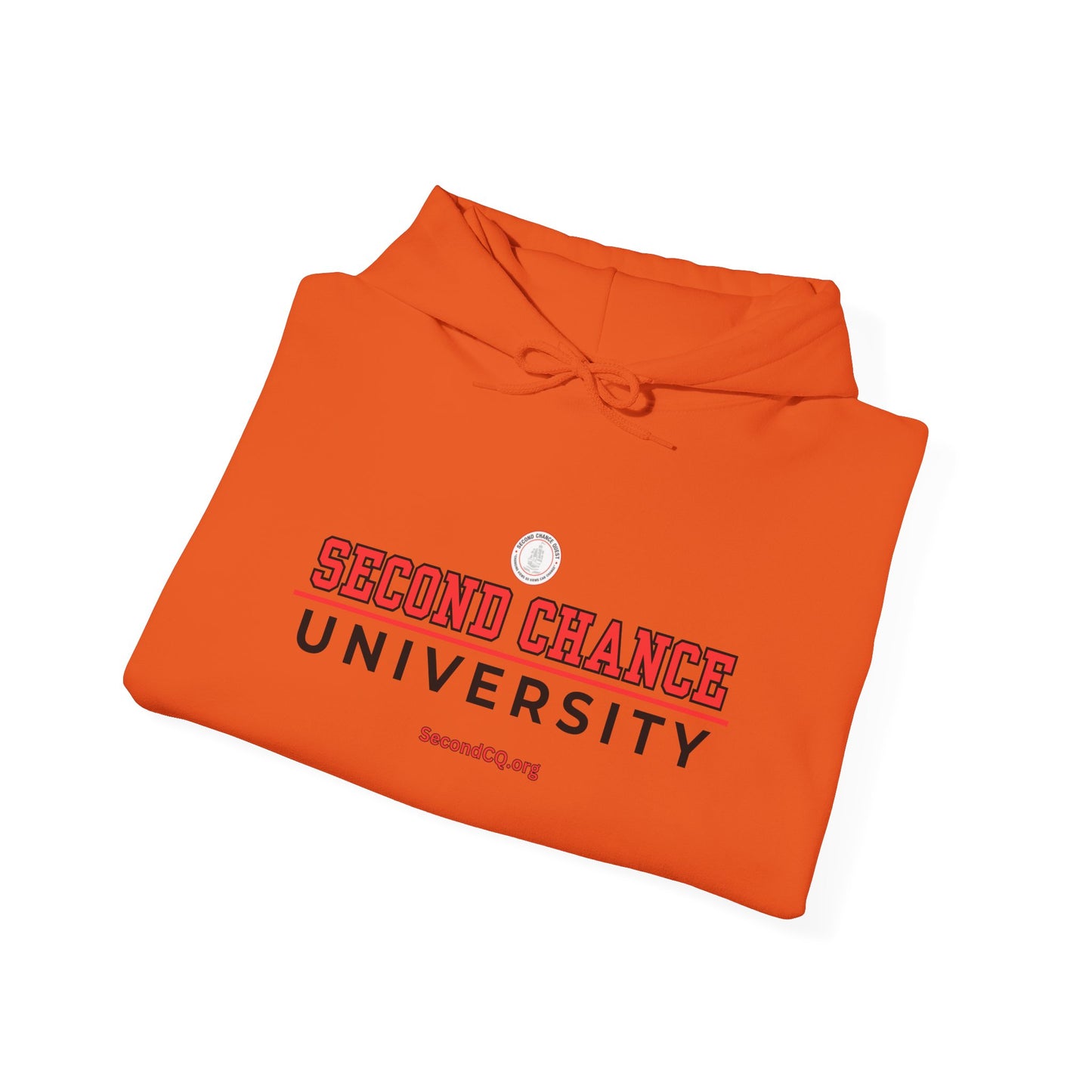 Second Chance University Unisex Hoodies - w/ Black Lettering
